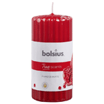 bolsius true scents stompkaars geur 120/58 pomegranate, 1 stuks