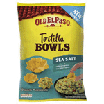 Old El Paso Tortille Bowls Sea Salt, 150 gram