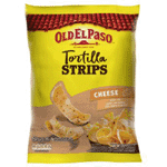 Old El Paso Tortilla Strips Cheese, 185 gram