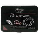 hagerty jewelry dry wipes, 25 stuks