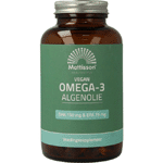 mattisson vegan omega 3 algenolie dha 150mg epa 75mg, 180 veg. capsules