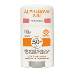 alphanova sun sun stick spf50+ face pink, 12 gram