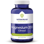 Vitakruid Magnesium 200 Citraat, 100 tabletten