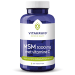 vitakruid msm 1000mg + vitamine c, 120 tabletten