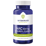 Vitakruid Nac 600 Mg N-acetyl-l-cysteine, 60 Veg. capsules