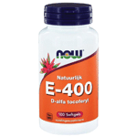 Now Vitamine E-400 D-alfa Tocoferyl, 100 Soft tabs
