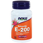 Now Vitamine E-200 Natuurlijke Gemengde Tocoferolen, 100 Soft tabs