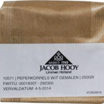 Jacob Hooy Peper Wit Gemalen, 250 gram