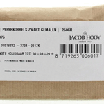 Jacob Hooy Peper Zwart Gemalen, 250 gram