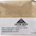 Jacob Hooy Agar Agar Gemalen, 250 gram