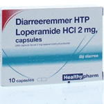 healthypharm loperamide 2mg diarreeremmer, 10 capsules