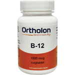 Ortholon Vitamine B12 1000 Mcg Sublingual, 60 Zuig tabletten