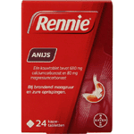 rennie anijs, 24 tabletten
