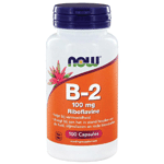 Now Vitamine B2 100 Mg, 100 capsules