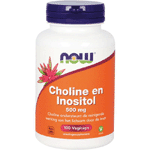 now choline en inositol 500mg, 100 veg. capsules