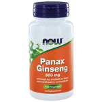 Now Panax Ginseng 500 Mg, 100 Veg. capsules