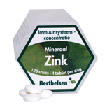 Berthelsen Zink Gluconaat 20 Mg, 120 tabletten