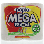 Popla Toiletpapier Megarol 400 Vel, 4rol