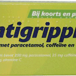 antigrippine 250 mg paracetamol, 20 tabletten