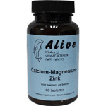 Alive Calcium Magnesium Zink, 60 tabletten