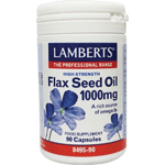 lamberts lijnzaadolie (flaxseed oil) 1000mg, 90 veg. capsules