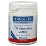 Lamberts Gtf Chroom 200 Mcg, 100 stuks
