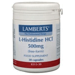 lamberts l-histidine 500mg, 30 capsules
