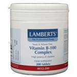 Lamberts Vitamine B100 Complex, 200 tabletten
