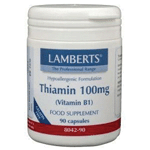 Lamberts Vitamine B1 100 Mg (thiamine), 90 Veg. capsules