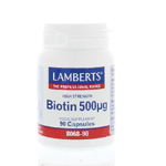 lamberts vitamine b8 500mcg (biotine), 90 veg. capsules