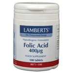 lamberts vitamine b11 400mcg (foliumzuur), 100 tabletten