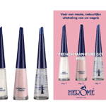 Herome French Manicure Set Pink 3 X 10ml, 3x10 ml