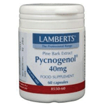 Lamberts Pijnboombast Extract (pycnogenol 40 Mg), 60 Veg. capsules