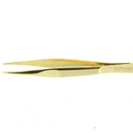 malteser pincet 8cm verguld spits 424-g, 1 stuks
