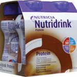 nutridrink protein chocolade 200ml, 4 stuks