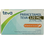 teva paracetamol 120 mg, 10zp