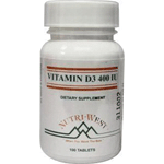 Nutri West Vitamine D3 400, 100 tabletten