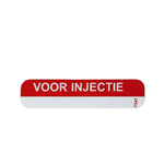 Spruyt Hillen Sticker voor Injectie Rood, 1000 stuks