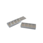 blockland tablettendoosje transparant 4 vaks 108 x 45 x 16mm, 1 stuks