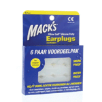macks earplugs, 6paar