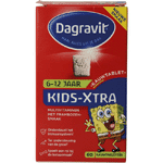 Dagravit Multi Kids Aardbei 6-12 Jaar, 60 Kauw tabletten