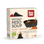 Lima Instant Miso Soep Gember 4 X 15 gram Bio, 4x15 gram