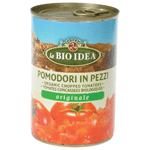 Bioidea Tomatenstukjes In Blik Bio, 400 gram