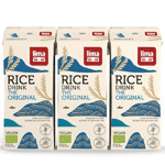 lima rice drink original pakjes 200 ml bio, 3 stuks