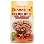 Zonnatura Krokante Muesli Chocolade Bio, 375 gram