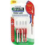 gum trav-ler rager 0.8mm (rood), 4 stuks