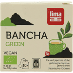 Lima Green Bancha Thee Builtjes Bio, 10 stuks