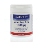 Lamberts Vitamine B12 1000 Mcg (cyanocobalamine), 60 tabletten