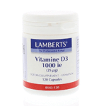 lamberts vitamine d3 1000ie/25mcg, 120 capsules