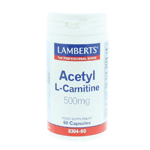 lamberts acetyl l-carnitine 500mg, 60 capsules